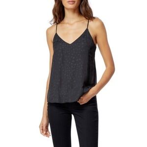 Habitual Ella printed black tank